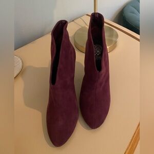 Vince Camuto Plum Ankle Booties